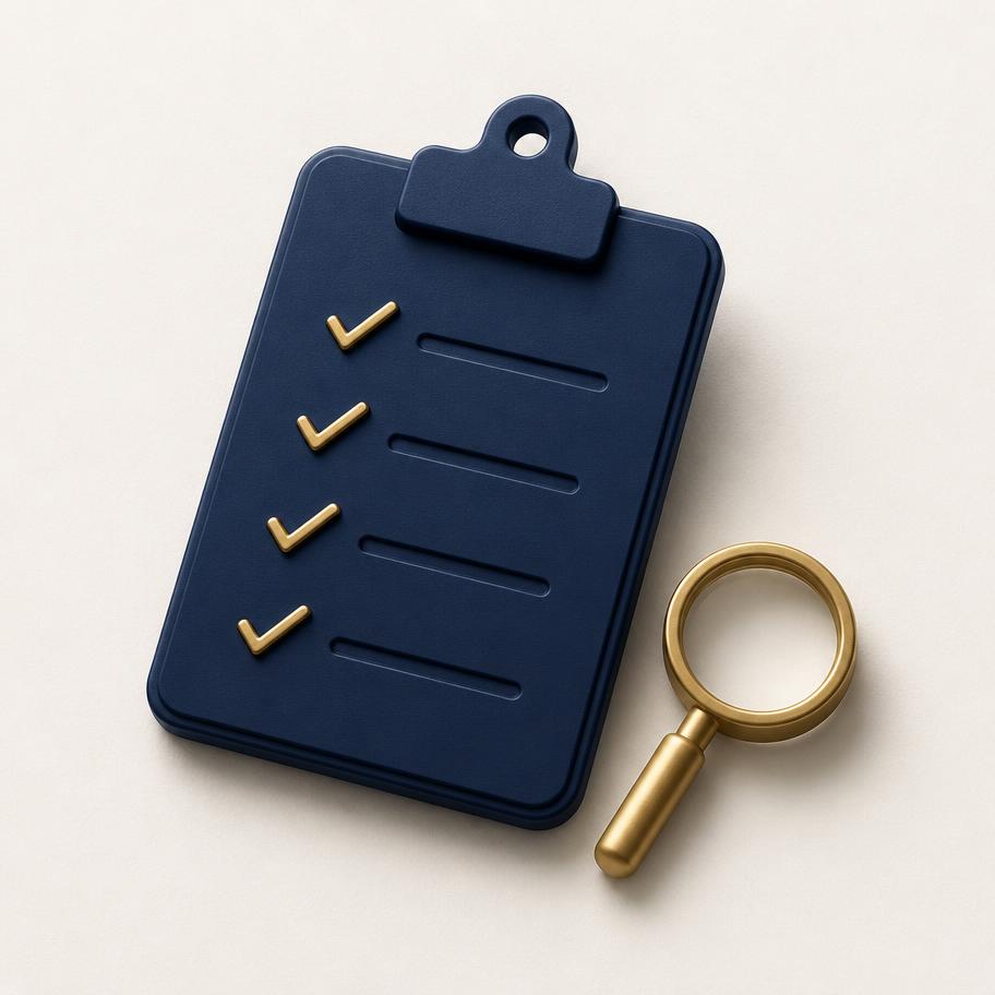 Step three illustration: analysts reviewing confidence flags and legal edge cases